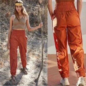 Free People Movement Joggers Cinnamon Orange Track Pants Women's Size S